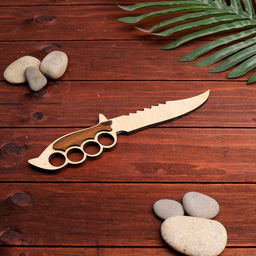 Цена за 2 шт. Сувенирное оружие Нож 25x5,5 см - Simaland фото 2