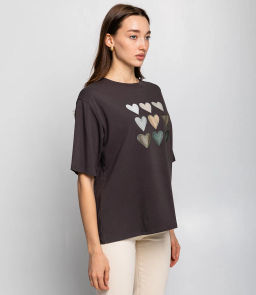 Футболка #КТ8101 (4), графит - Dommod фото 2