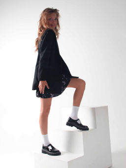 Туфли полуботинки EDART 1004.5151 bl. Черный  фото 12