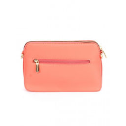 Сумка женская искусственная кожа DJ-СМ 7334- LIVING CORAL, 1отд, плечевой ремень, коралл SALE 263830 - Adelia фото 2