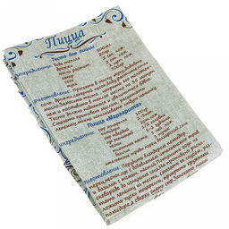 Полотенце кухонное 35х60см "Неделька", рогожка 160г/м2, хлопок 100%, набор 8шт, "Домашняя мода" (Россия)