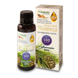 Кедровая живица (30%) на кедровом масле с алоэ, бут., 100 мл