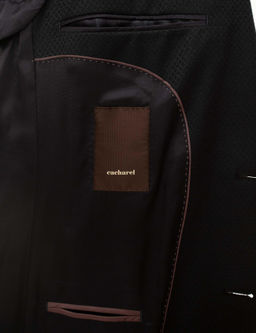 Темно-синяя приталенная куртка - Cacharel фото 12