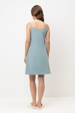 Е 10014/24/пыльно-голубой сорочка жен