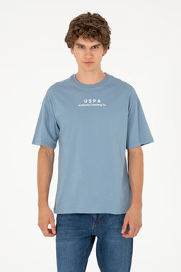 Футболка мужская U.S. Polo Assn цвета индиго хлопок  фото 8