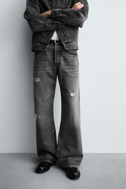 WIDE FLARE FIT JEANS - Zara фото 5