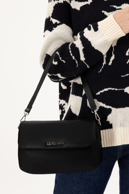 Женская черная сумка через плечо - U.s. polo assn фото 2