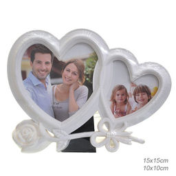 Фоторамка Два сердца / 109-1 /уп 60/ белая - Галеонтрейд фото 2