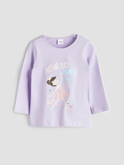 Bask?l? K?z ?ocuk Pijama Tak?m