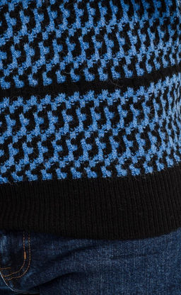 Джемпер мужской в полоску F310-0501 синий - Fine joyce фото 6