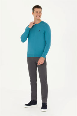 U. S. Polo Assn / Мужские брюки из плотной ткани антрацитового цвета - U.s. polo assn фото 10