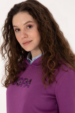 Kad_n Menek_e Kap__onlu Basic Sweatshirt - U.s. polo assn фото 2