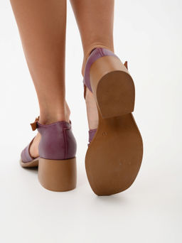 Босоножки 5036.23663bе.Вакса бордо+коричневый