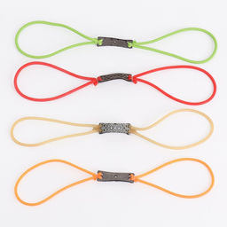 Цена за 10 шт. Жгут для рогатки двойной, микс