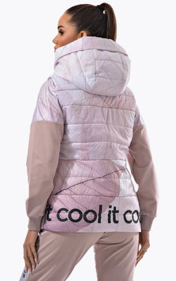 Уникальный стеганный жилет на синтепоне с принтом дизайнерской работы - А+б коллекция фото 23