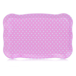 Набор посуды "Горошины" в чемодане