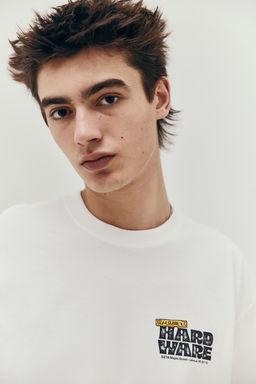 Camiseta con motivo estampado Loose Fit