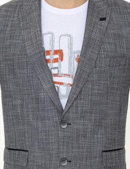 Серый Экс. Узкая куртка - Cacharel фото 6