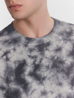 Футболка мужская серая с эффектом фаст-дай Фаст Дай на графите 111858 - Mark formelle фото 5