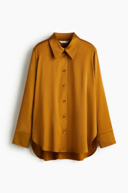 Camisa oversize de sat?n