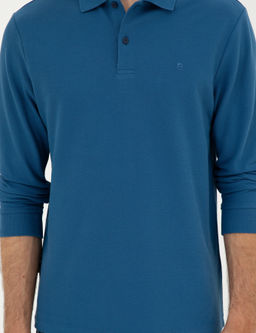 A__k Lacivert Slim Fit Basic Sweatshirt - Pierre cardin фото 6