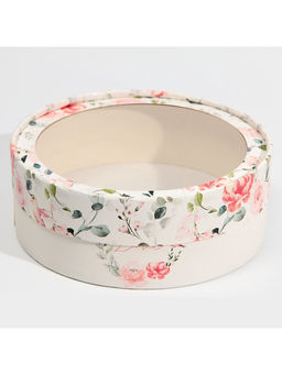 Коробка для макарун, кондитерская упаковка тубус с окном, Love, 16×16×5 см