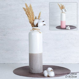 Ваза 29 см / FLM-62 /уп 30/ (Серый)