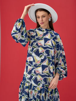 Платье с объемными рукавами OD-279-3