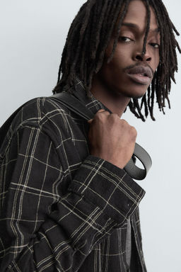 CHECK OVERSHIRT - Zara фото 6