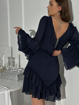 Платье DilanaVIP 2081-Р синий