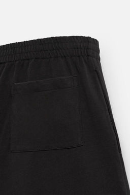 CONTRAST EMBROIDERY BERMUDA SHORTS - Zara фото 9