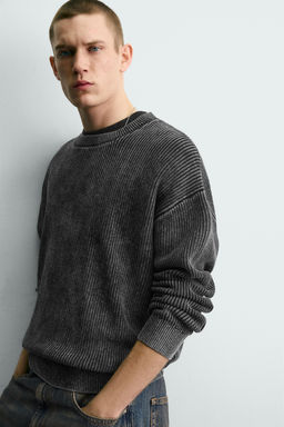 JERSEY ESTRUCTURA CANAL? LAVADO / Negro - Zara фото 6