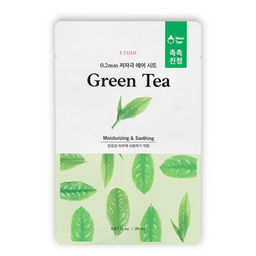 Etude Тканевая маска для лица с экстрактом зелёного чая / 0.2 Therapy Air Mask Green Tea, 20 мл
