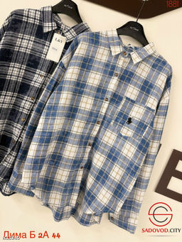 Рубашка женская в клетку