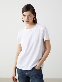 Bisiklet Yaka Kad?n Ti??rt