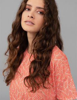 Turuncu Crop Top Ti__rt - Pierre cardin фото 2