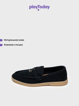 PlayToday / Лоферы из натуральной замши для девочки