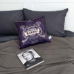 Наволочка декоративная Этель. Настоящему мужчине, 40?40 см, велюр