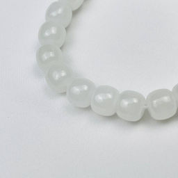 Браслет из белого Нефрита 21 см