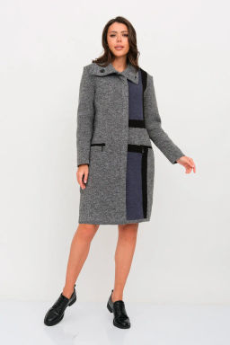 ЗЛАТА Кардиган В1849/ч/б-джинс