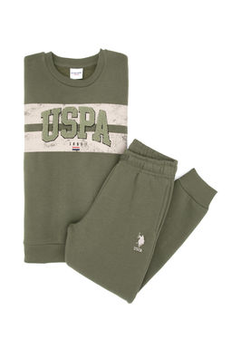 Erkek _ocuk Haki Pijama Tak_m_ Sepette S_rpriz _ndirim - U.s. polo assn фото 11