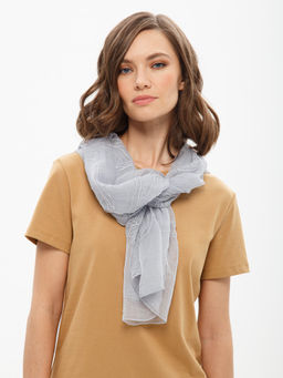 Палантин жен. виск+шелк 90х180 LSZ34-092-19