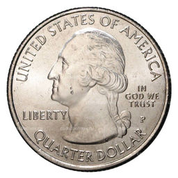 Монета 25 центов 2016 года P Национальные парки - №32 Национальный парк Камберленд-Гэп