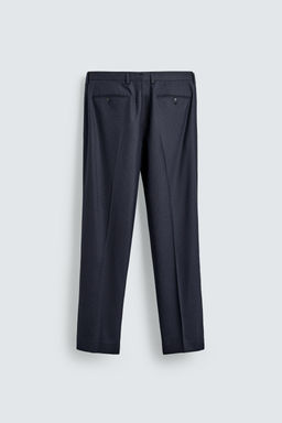 PANTAL?N REGULAR FIT TRAJE PATA DE GALLO / Marino - Zara фото 6