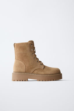 LACE-UP ANKLE BOOTS