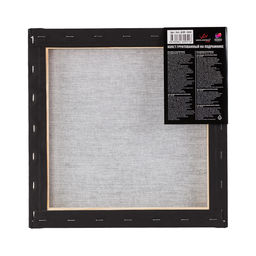 Холст грунтованный на подрамнике VISTA-ARTISTA ACBF-3030 100% хлопок 30 х 30 см 240 г/кв.м 2 шт PERESLAVL BLACK EDITION мелкозернистый