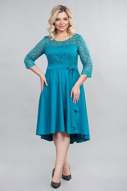 Платье 1171 бирюзовый