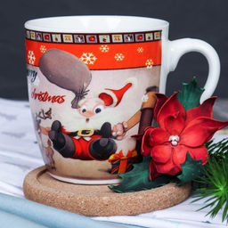 Кружка новогодняя 250 мл / X1188-6 /уп 12/96/ 2 СОРТ - Галеонтрейд фото 3