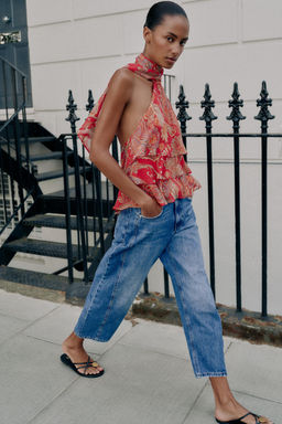 TOP HALTER LAZO / Multicolor
