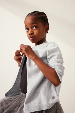 Cardigan en punto fino de algodon - H&m фото 3